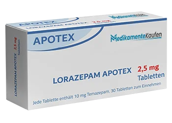 Lorazepam 2.5mg 30 Tabletten Medikamentekaufen.org